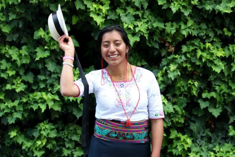 Erika, a young indigenous girl, is the brightest student in her school.