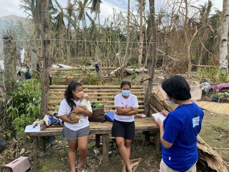 15 year old Francine and her family experienced the full rage of the super typhoon.