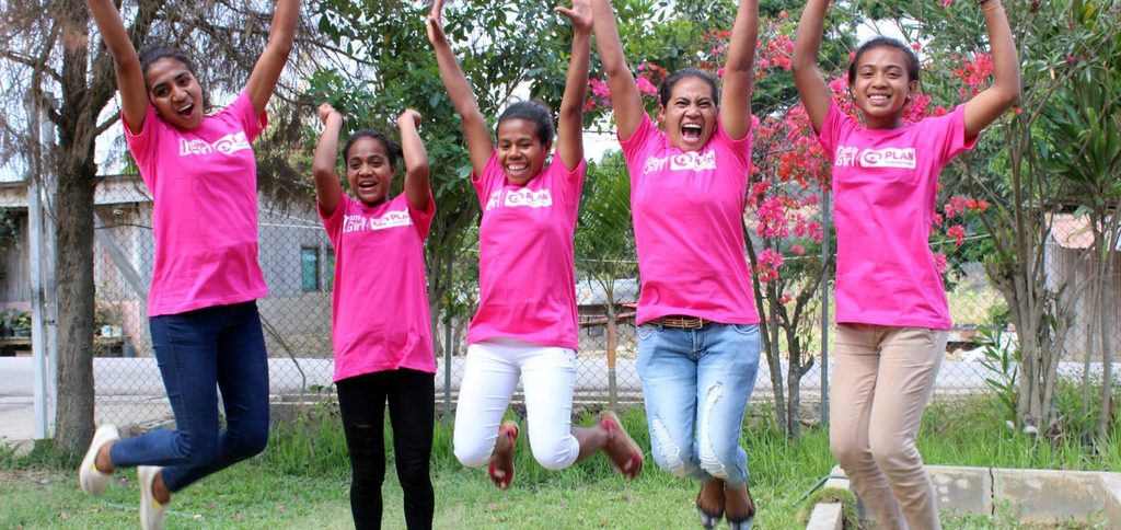 Girls show their power and potential to lead in Timor Leste during the Girls Takeover.