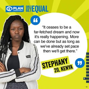 Stephany, Kenya - gender equality campaigner.