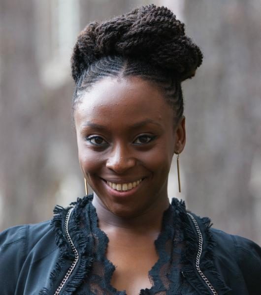 Chimamanda Ngozi Adichie at Cambridge University.