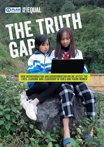 report, cover, truth gap, misinformation, disinformation, girls get equal