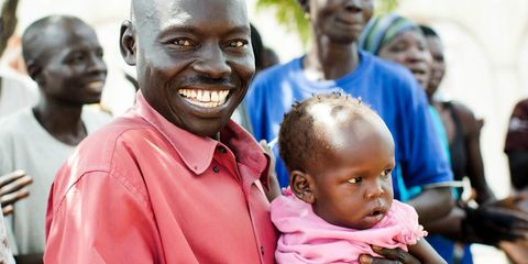 Fathers develop positive family relationships in Uganda
