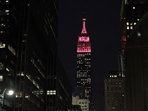 Pinkification, empire state building