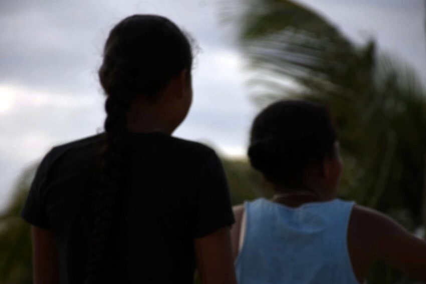 13-year-old Angie* and her family have been living in a temporary shelter in a school after her home in Nicaragua was destroyed by Hurricane Eta.