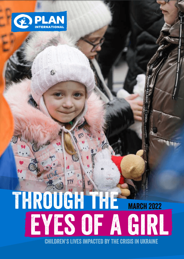 Through the eyes of a girl, Ukraine crisis, cover, report, response