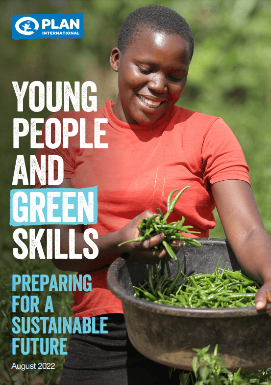 Young people and green skills: preparing for a sustainable future (report cover).