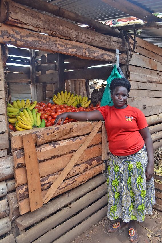 Rufina , 23, earns a living by running a small business, and hopes to become a Member of Parliament so she can advance gender equality and youth empowerment.