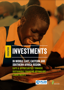 education investments in Middle East, Eastern and Southern Africa report cover.