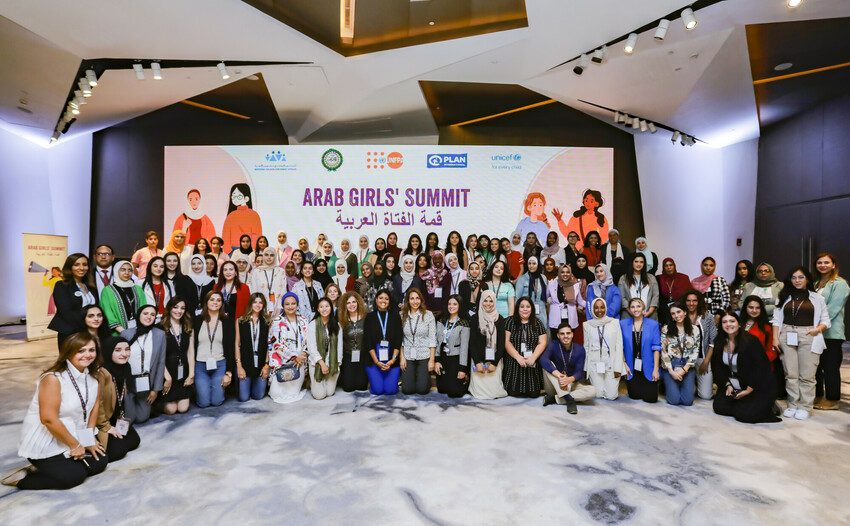 Attendees of the the first Arab Girls' Summit in Jordan.