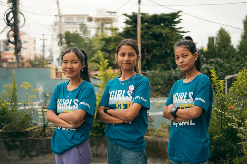 To mark the International Day of the Girl in Nepal, 100 girls across the country took over the roles of various powerholders