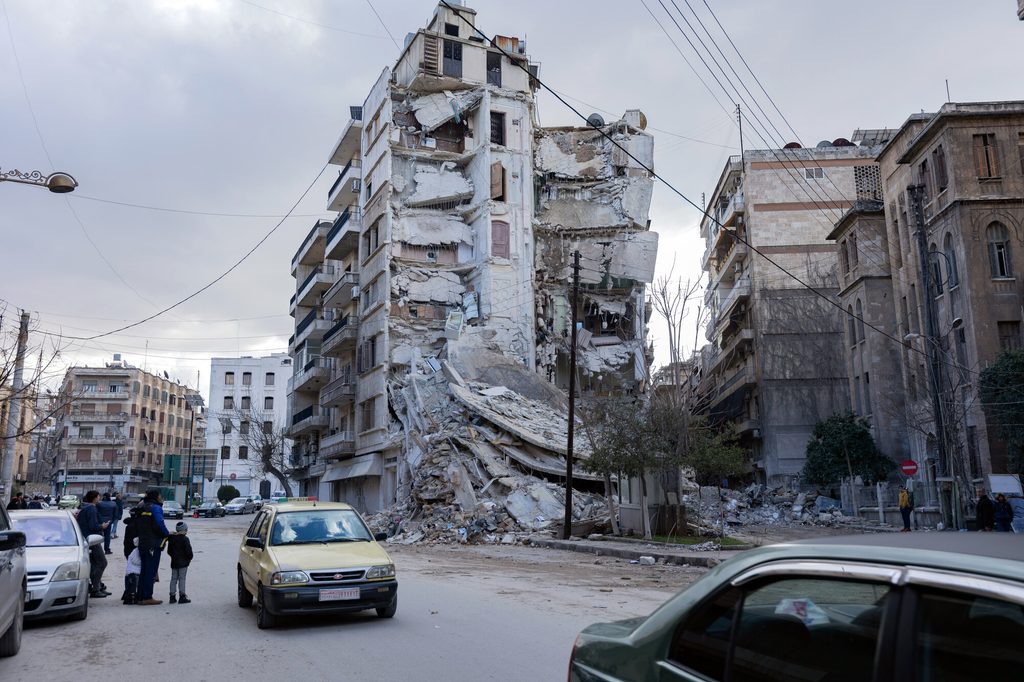 Syria, Turkiye, Turkey earthquake appeal page header image.
