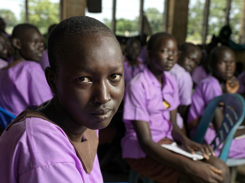 The severe food crisis is affecting millions of children like Martha, 15, South Sudan.
