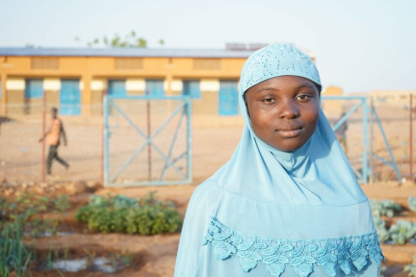 Laeticia, 13, wants to be an agriculturalist when she grows up. 