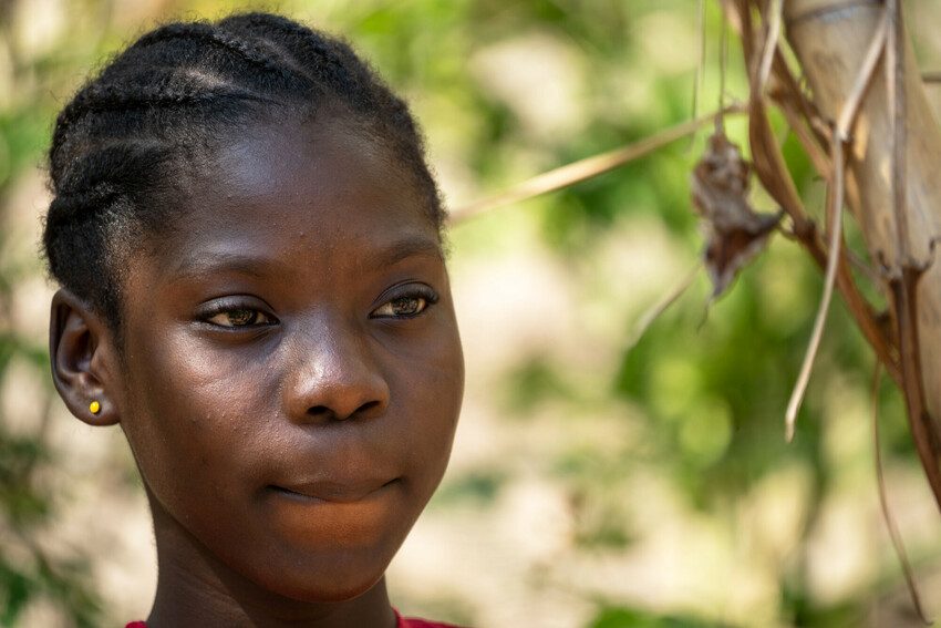 Sofiana says accessing basic menstrual health products has become difficult for many girls in Haiti 