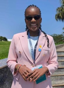 Farida, a young education campaigner from Kenya in Kigali where she attended the Women Deliver conference.