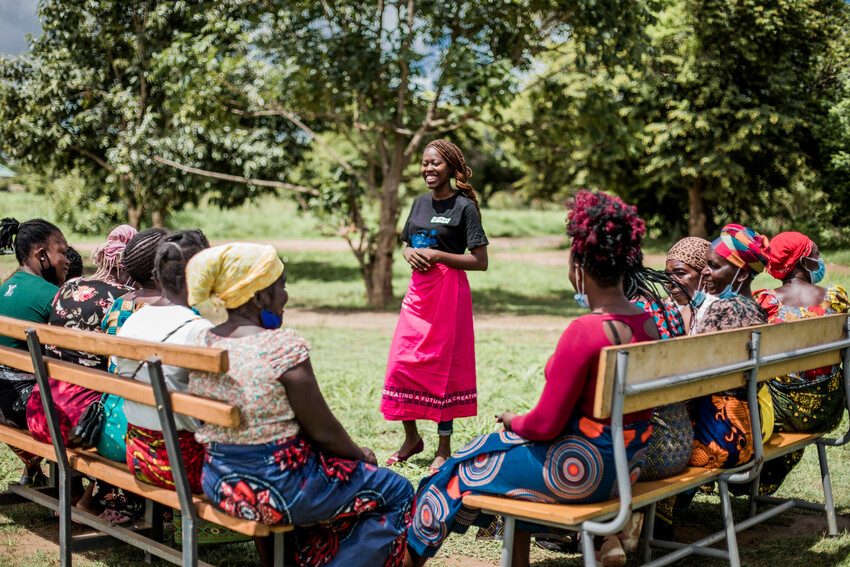 Chabala, our community development facilitator in Zambia, trains initiators how they can prepare girls to be women without putting them at risk.