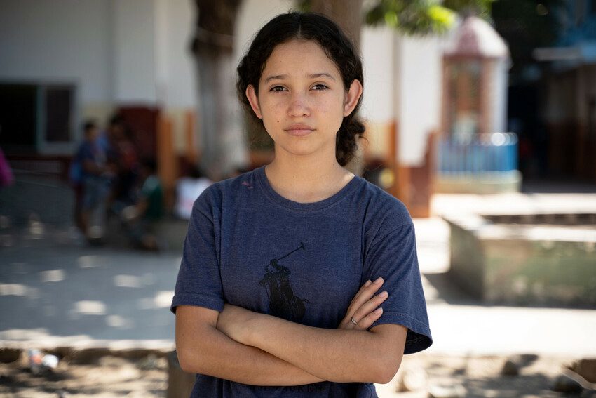 Miriam* is a 14-year-old Honduran teenager who is currently in Mexico with her mother and younger brother.