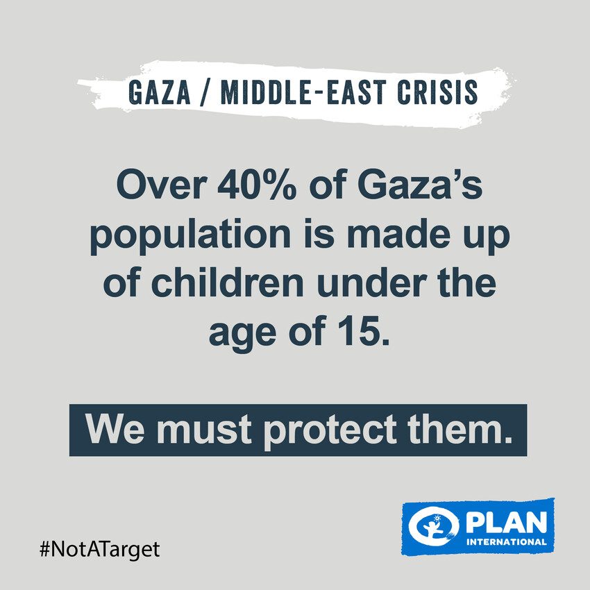 Graphic: Over 40% of Gaza's population is made up of children under the age of 15.