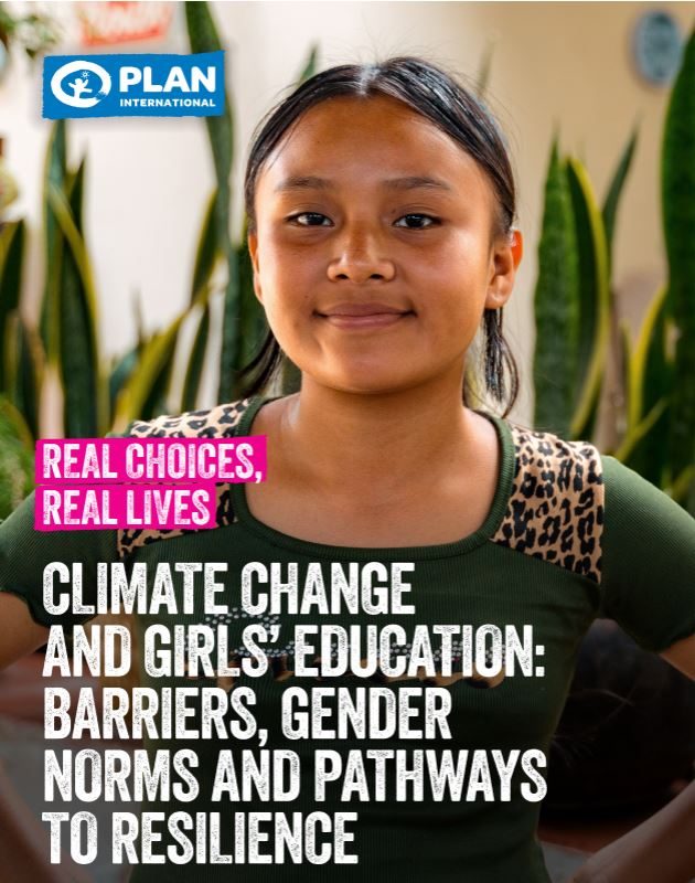 Climate Change and Girls' Education report cover