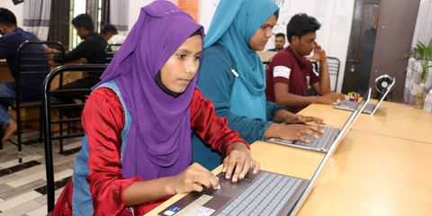 Young people learn digital skills for a better future in Bangladesh