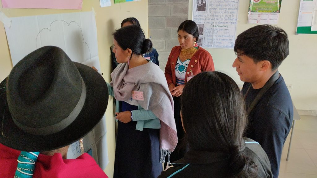 Nelly, Puruha leader of the Because I Am A Girl Movement in Guamote Ecuador.