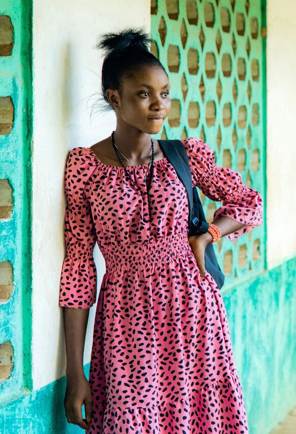 Eunice followed an opportunity not many young women get in rural Sierra Leone.