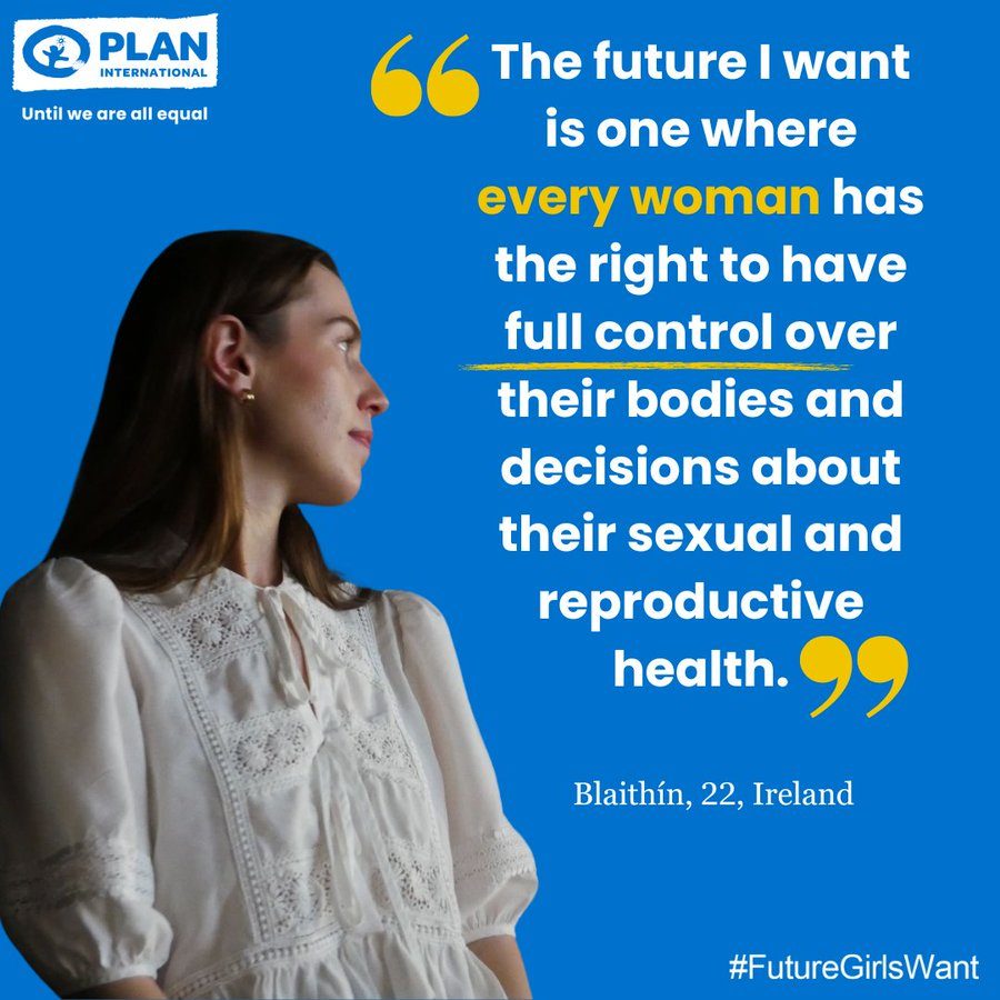 Blaithin wants a future where every woman has full control over her body and decisions about their reproductive health. 