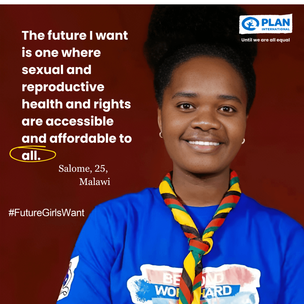 Salome wants affordable sexual and reproductive rights and health services for all. 