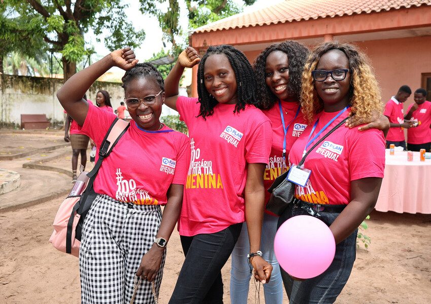 To mark the International Day of the Girl, Plan International Guinea Bissau held a reflection to discuss girls' leadership and young women's political participation.