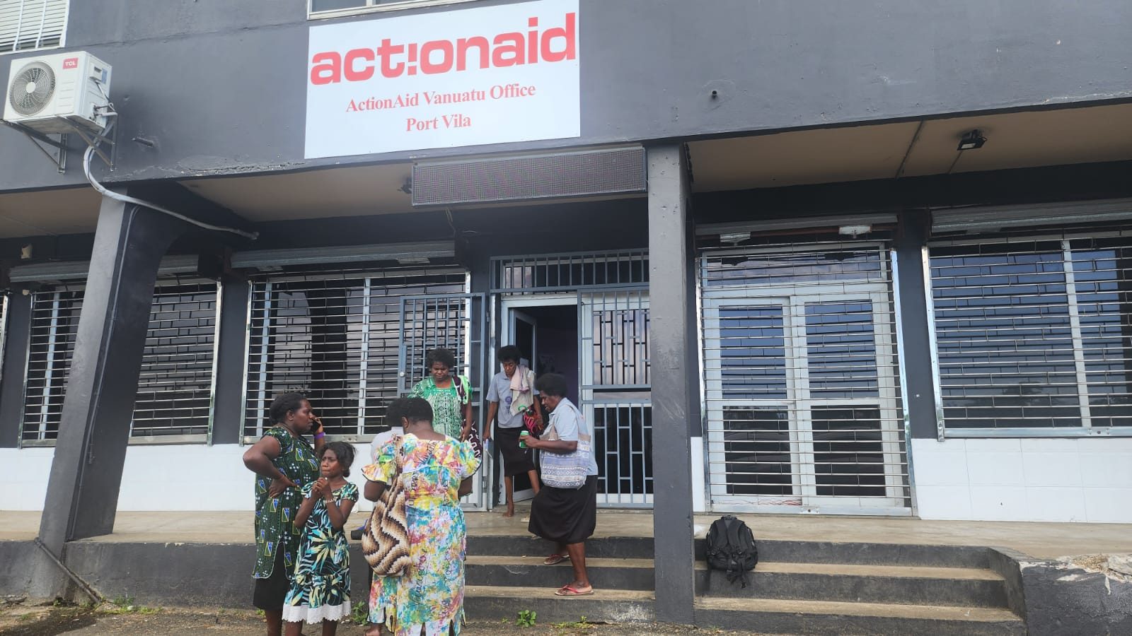 ActionAid Vanuatu is one of the organizations joining the relief efforts 
