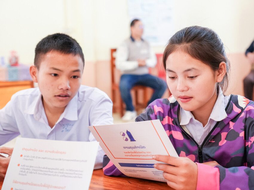 Nisa (pictured) from Laos is now at the forefront of discussions surrounding gender equality and sexual reproductive health and leads her school club.