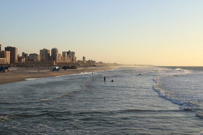 The sea.