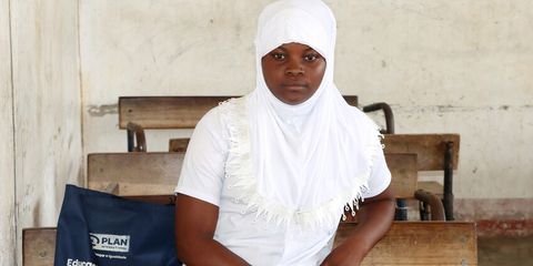 Displaced by conflict, now back in school