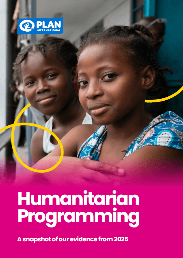 Humanitarian Programming impact snapshot cover. 