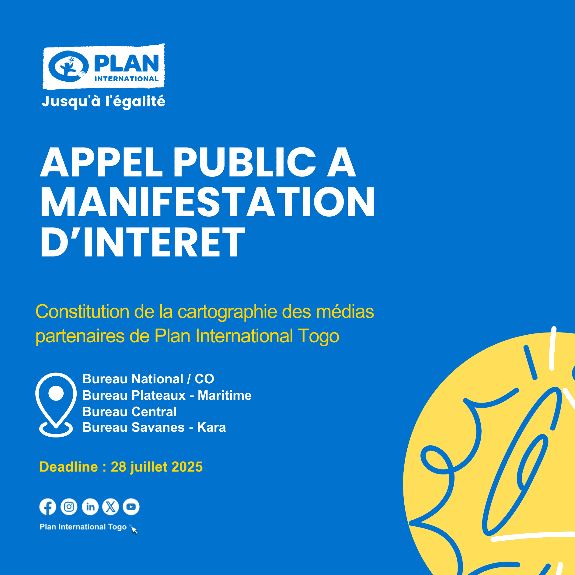 Appel public a manifestation d'interet