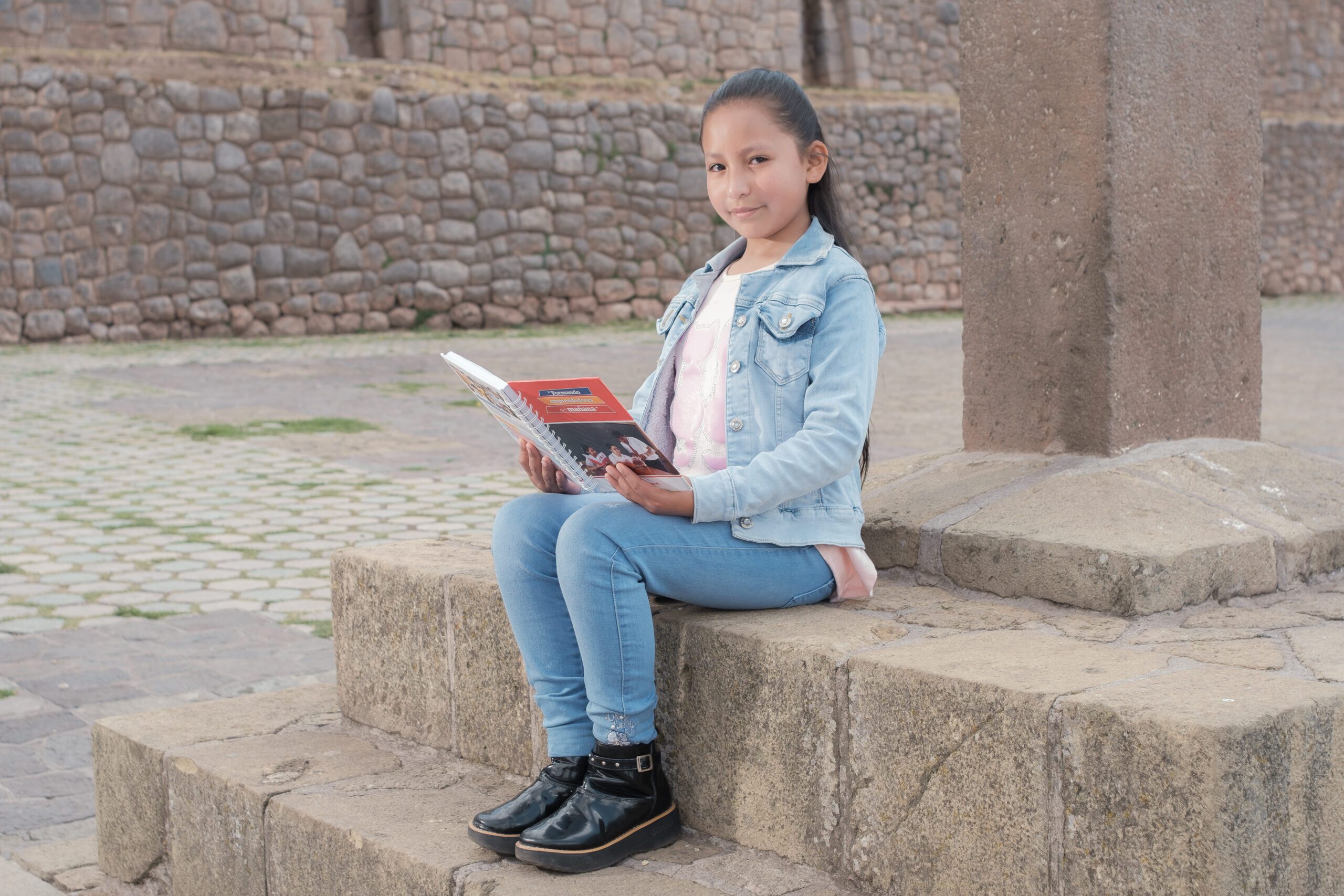 Briyit(11) fuerte y empoderada en su participación como niña lideresa en la campaña “NiñasConIgualdad en el marco del Día Internacional de la niña.