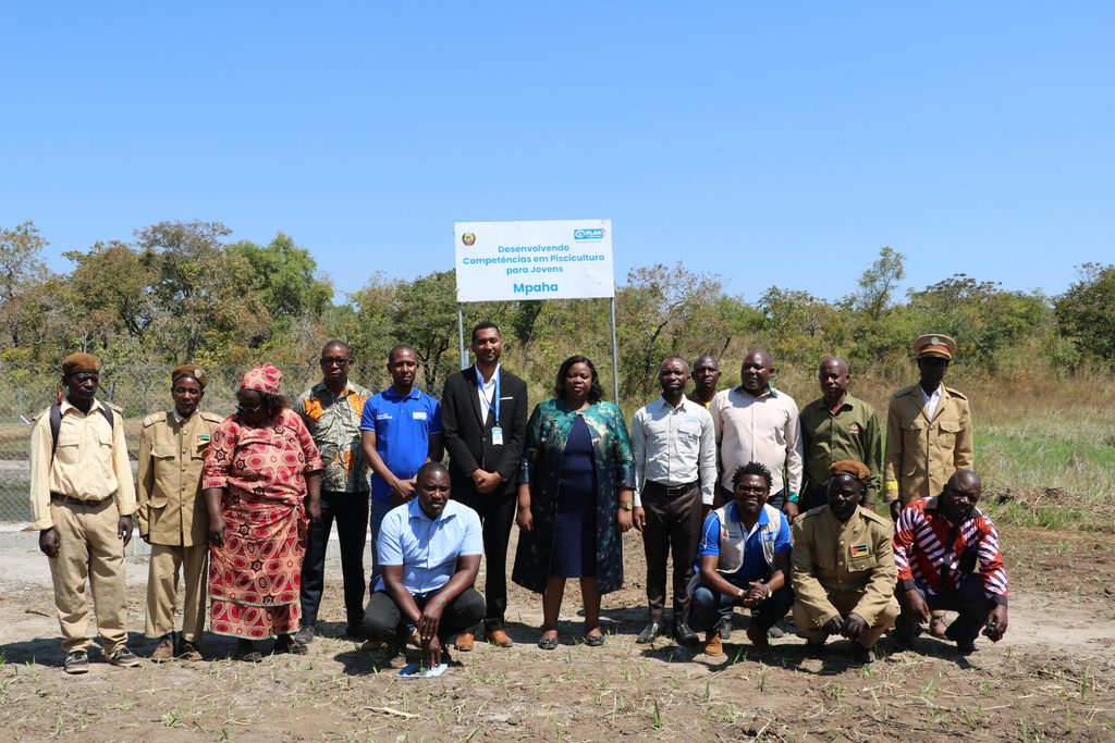 Um dos furos de água instalados em Lugela