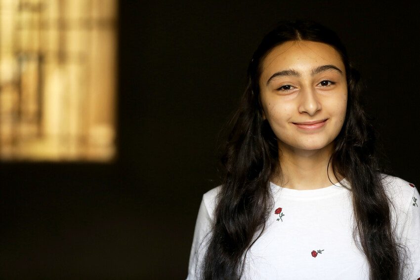 Saman, 15, has been helped by psychosocial sessions provided by Plan International
