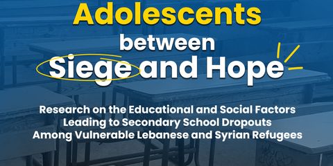 Adolescents between siege and hope
