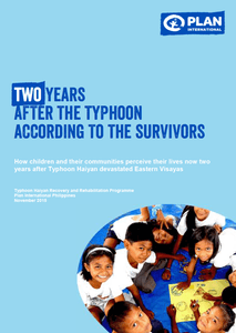 Two years after the typhoon report cover