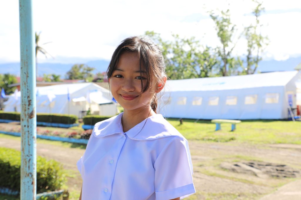 Nica, 12, student in Bontoc Elementary School