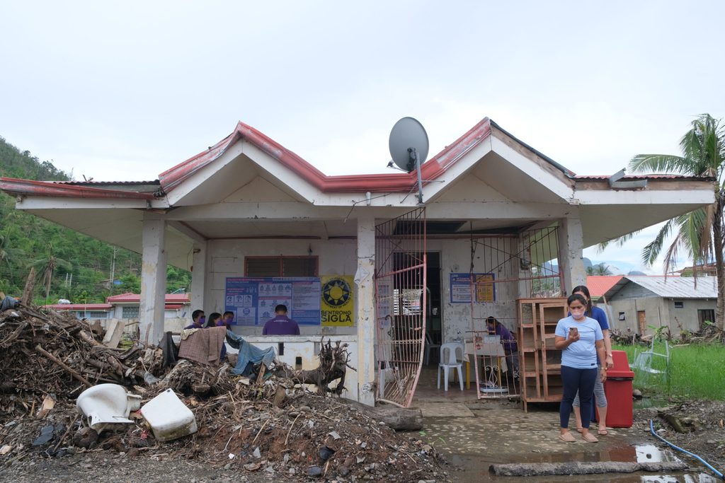 St. Bernard Regional Health Unit center in Southern Leyte remains operational despite Typhoon Odette’s damage