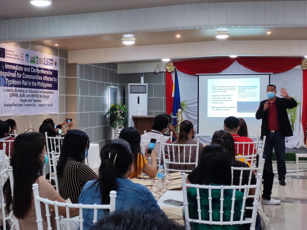 Speaker Erwin T. Bulabog leads a discussion on the Children’s Emergency Relief and Protection Act also known as Republic Act (RA) 10821 