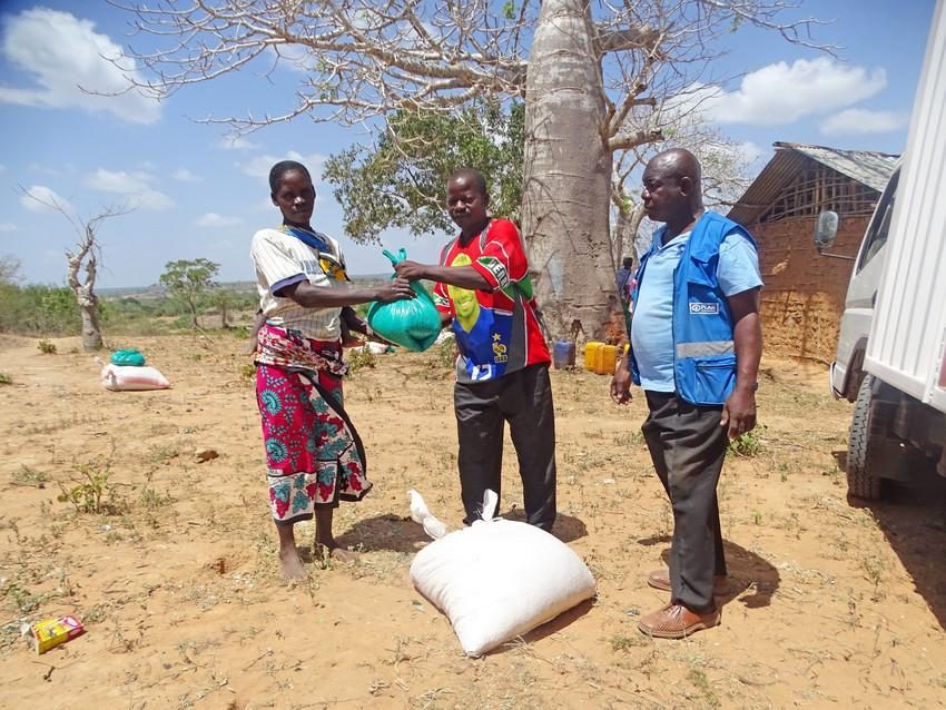 Food distributions are helping those worst affected by the food shortages