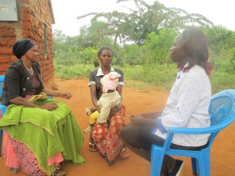 Kavindu (centre) has faced many challenges to get an education