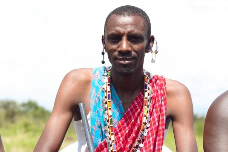 Simonkor, a Maasai warrior