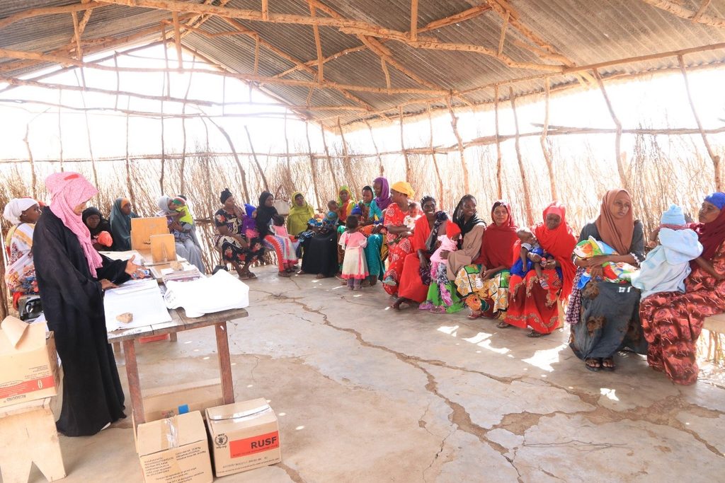 Mwanadie Omar, a nutritionist at Pumwani dispensary attending to pregnant and lactating mothers