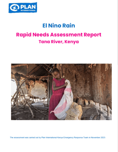 Cover page of needs assessment report.