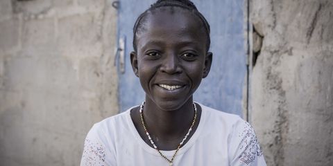 Conflict survivor invests in her children's future